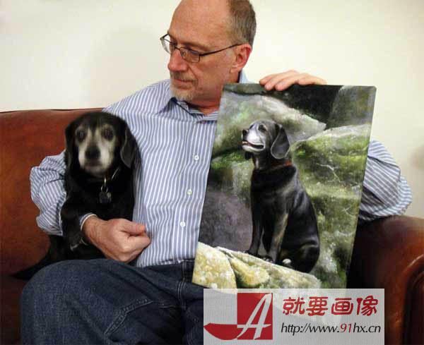 客人反馈回来的画好画像的照片