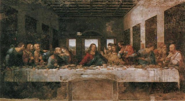 十大传世油画背后的故事最后的晚餐
