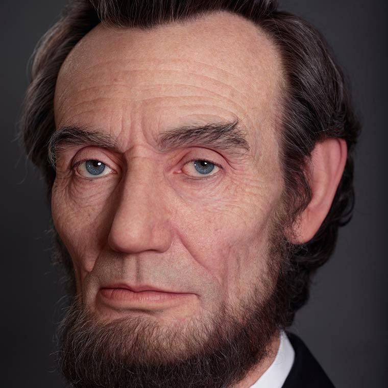 人物肖像-惊人3D人物肖像  林肯人物肖像