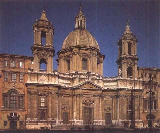 罗马纳沃纳广场的圣阿涅塞教堂