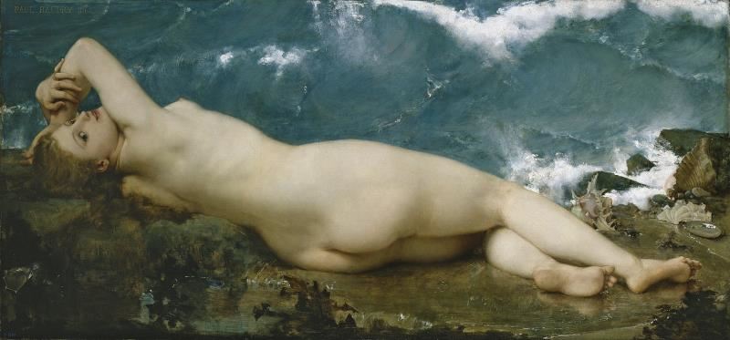 珍珠和海浪 法国 博德里 布上油画 纵83×横175厘米 马德里普拉多博物馆藏