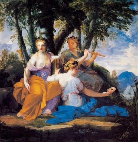 克里奥、厄代尔普与达莉 法国 叙厄尔 布上油画 纵130×横130厘米 巴黎卢浮宫藏