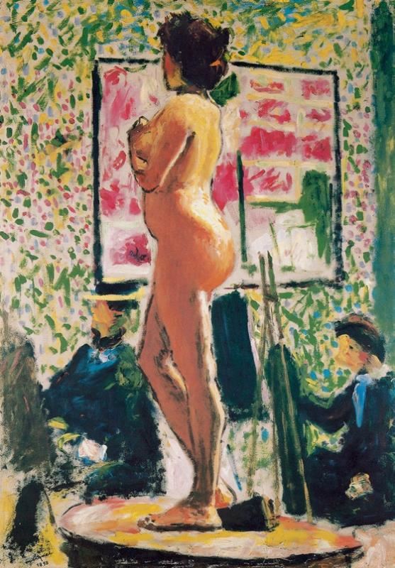 裸女 法国 马尔凯 布上油画纵73×横50厘米 波尔多美术馆藏