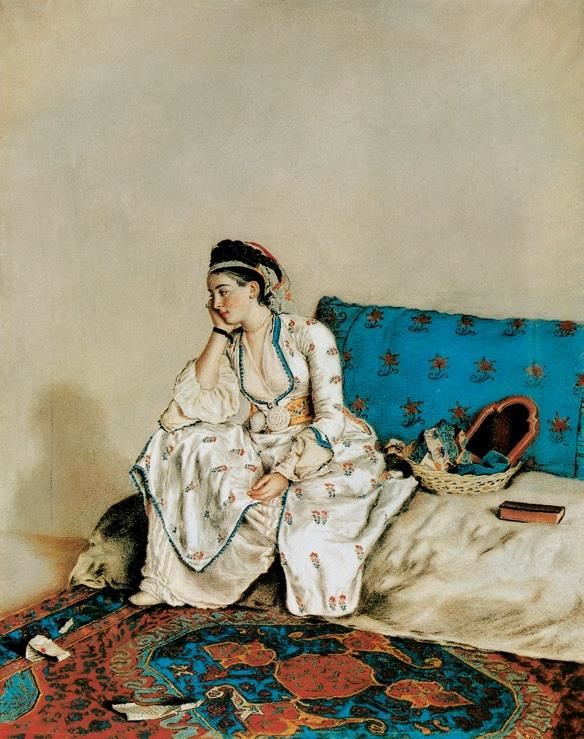 考文垂伯爵夫人像 法国 利奥塔尔 布上油画 纵23.5×横19厘米 日内瓦艺术和历史博物馆藏