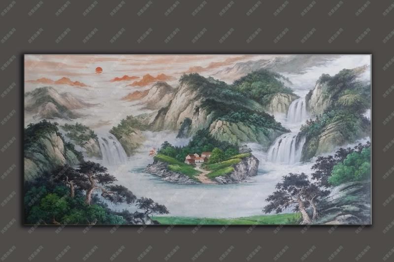 纯手工风景油画