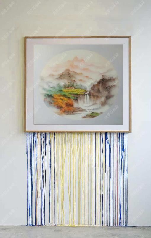 唯美山水油画