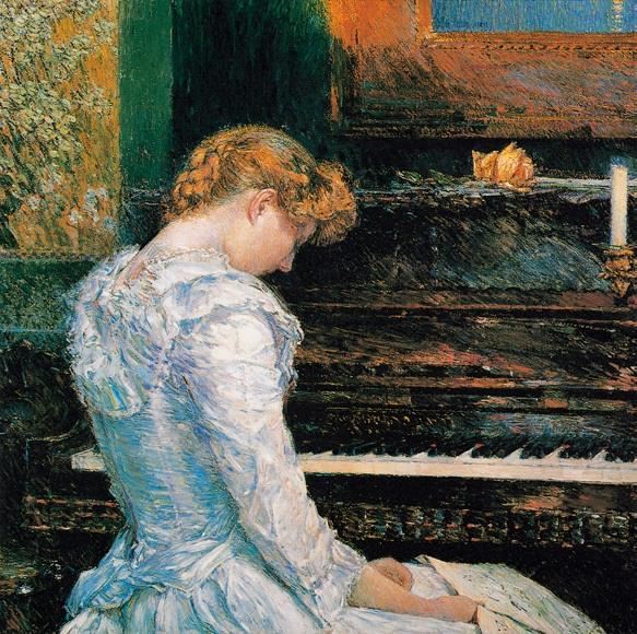 油画作品欣赏-奏鸣曲1893年